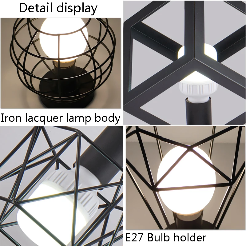 Retro Ceiling Lights Iron Ceiling Lamp Vintage Cage Light Kitchen Fixtures Lamparas De Techo Plafonnier For Living Room Lights
Retro Ceiling Lights Iron Ceiling Lamp Vintage Cage Light Kitchen Fixtures Lamparas De Techo Plafonnier For Living Room Lights