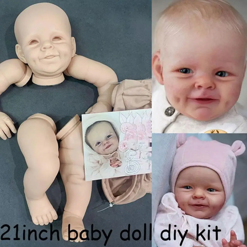 21'' DIY Blank Kit Realistic Soft Vinyl Unpainted Unfinished Parts Gift Dolls For Girl and Boy Gifts
21'' DIY Blank Kit Realistic Soft Vinyl Unpainted Unfinished Parts Gift Dolls For Girl and Boy Gifts