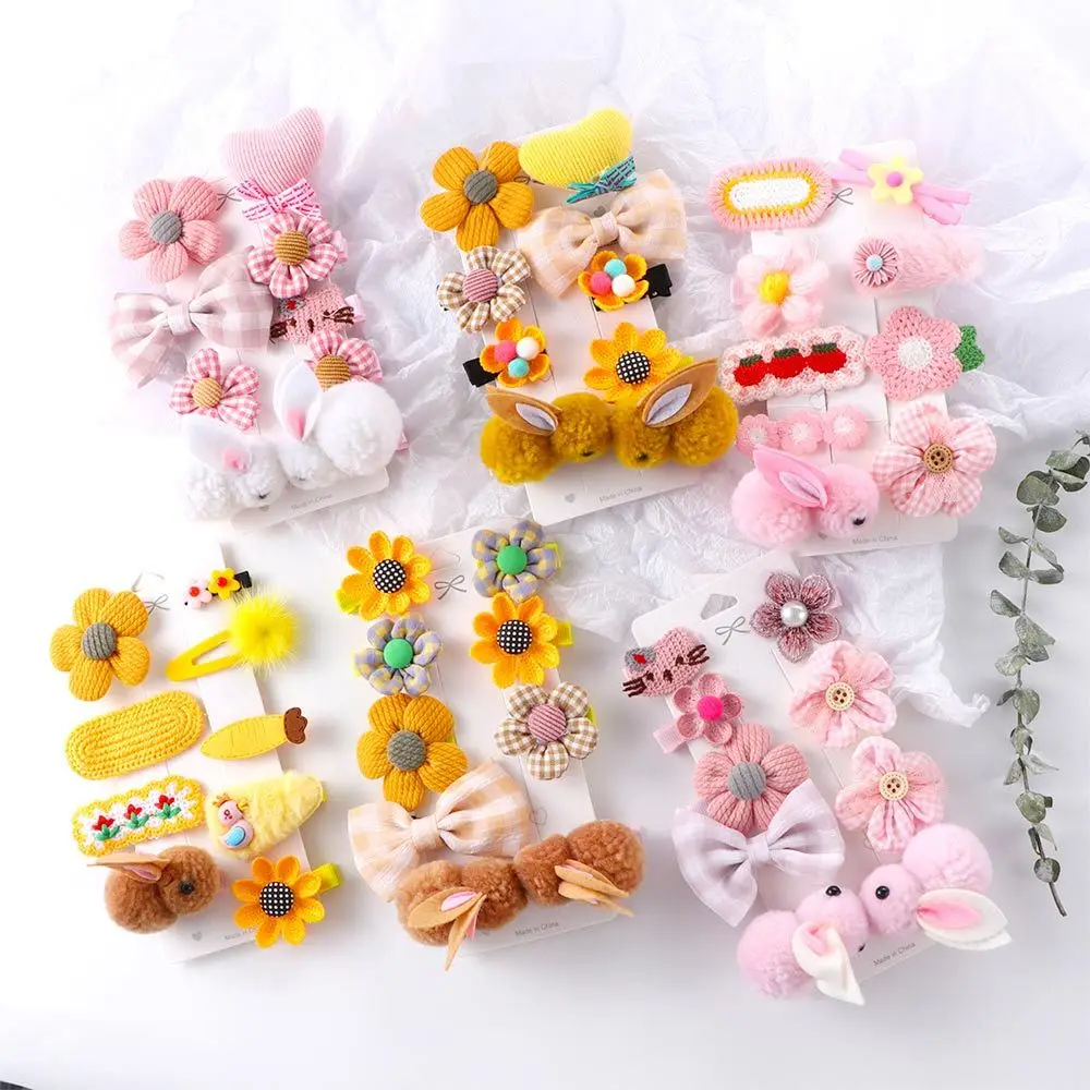 Korean Style 8 pcs/set or 9 pcs/set Children's Hair Accessories Female Plush Bunny Hairpin Cute Princess Clip Headdress
Korean Style 8 pcs/set or 9 pcs/set Children's Hair Accessories Female Plush Bunny Hairpin Cute Princess Clip Headdress