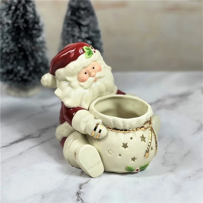 Porcelain Art & Crafts American Hand-painted Lenox Santa Candlestick Home Decoration Christmas Gift Ceramic Candle Holder
Porcelain Art & Crafts American Hand-painted Lenox Santa Candlestick Home Decoration Christmas Gift Ceramic Candle Holder