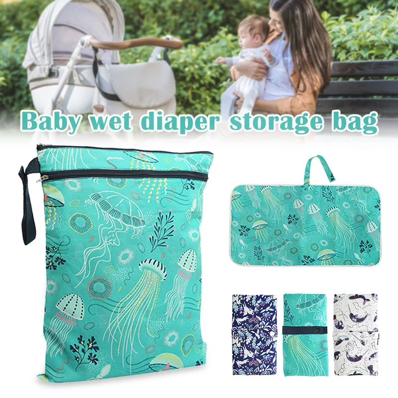 Baby Double Zipper Waterproof Outgoing Stroller Bag Cartoon Animal Diaper Wet Storage Bag M09
Baby Double Zipper Waterproof Outgoing Stroller Bag Cartoon Animal Diaper Wet Storage Bag M09