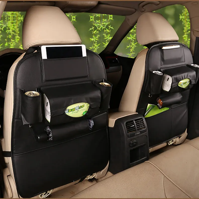 New Car rear seat leather hanging storage bag Car product Multifunction vehicle storage storage box Children antifouling mats
New Car rear seat leather hanging storage bag Car product Multifunction vehicle storage storage box Children antifouling mats