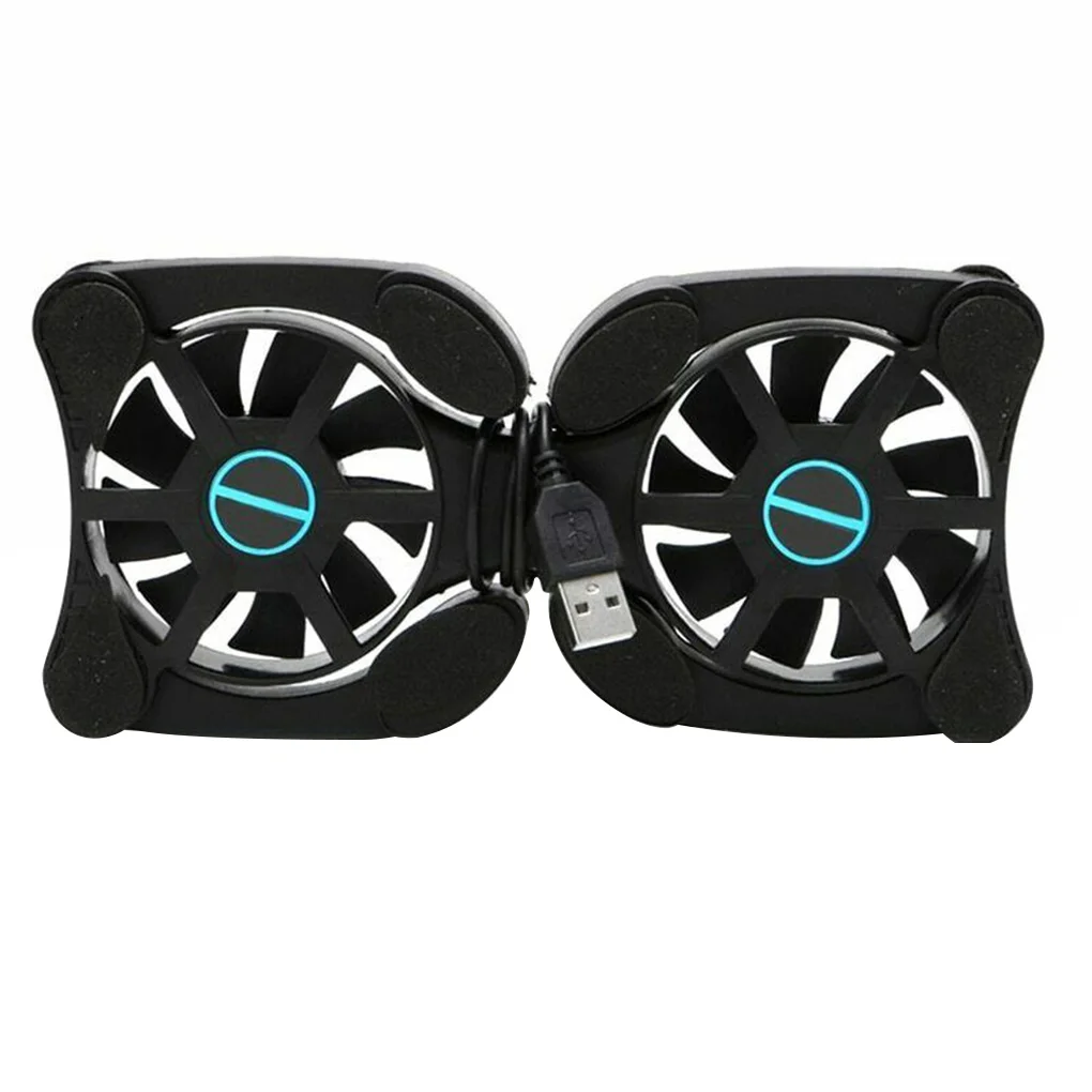 New Foldable USB Cooling Fan CPU Cooler Mini Notebook Cooler Pad Quiet Stand Double Fans for 7-15 inch Notebook Laptop
New Foldable USB Cooling Fan CPU Cooler Mini Notebook Cooler Pad Quiet Stand Double Fans for 7-15 inch Notebook Laptop