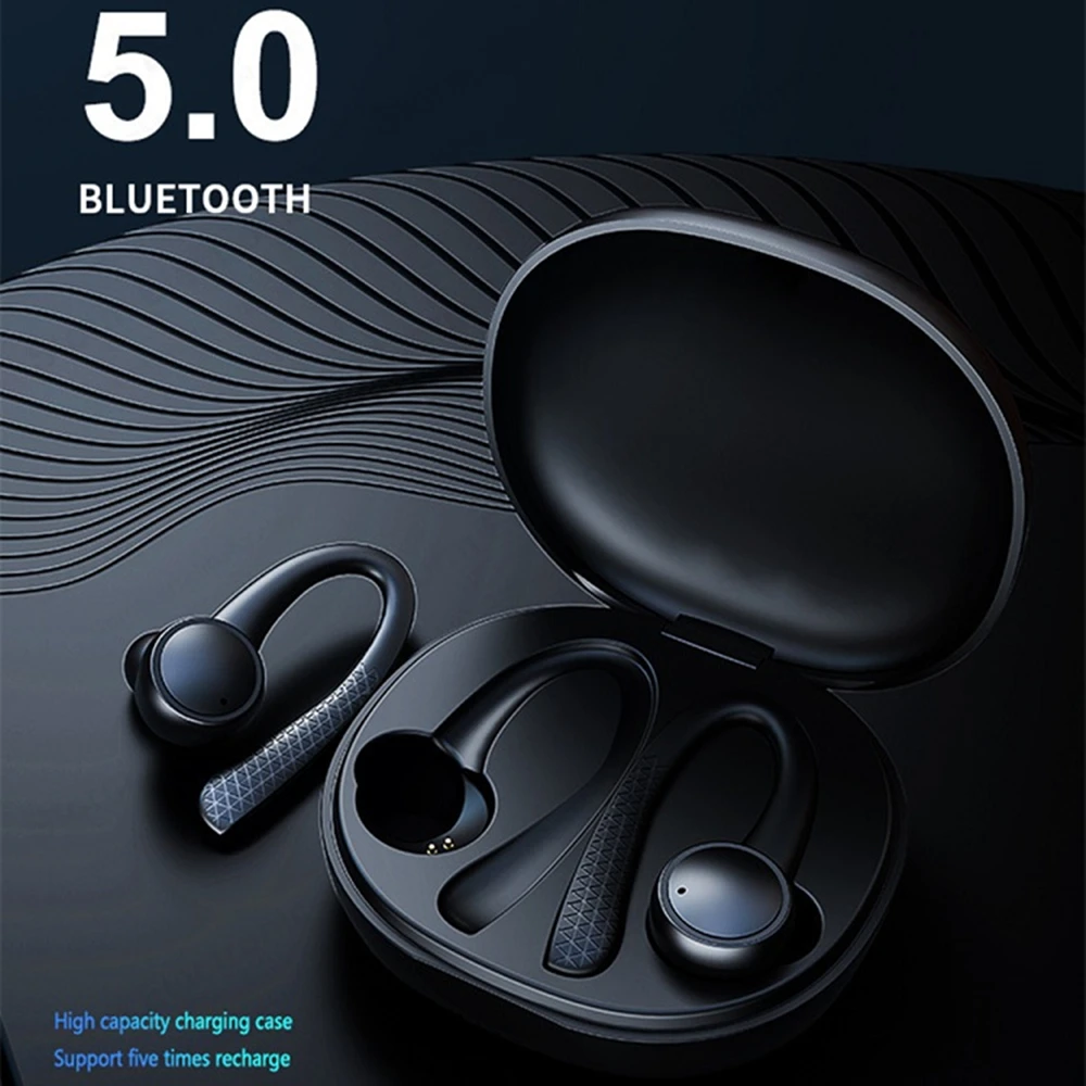 Bluetooth Headset Wireless Sports Headphones TWS Bluetooth 5.0 Earphones Ear Hook Running Stereo Earbuds With MIC Waterproof
Bluetooth Headset Wireless Sports Headphones TWS Bluetooth 5.0 Earphones Ear Hook Running Stereo Earbuds With MIC Waterproof
