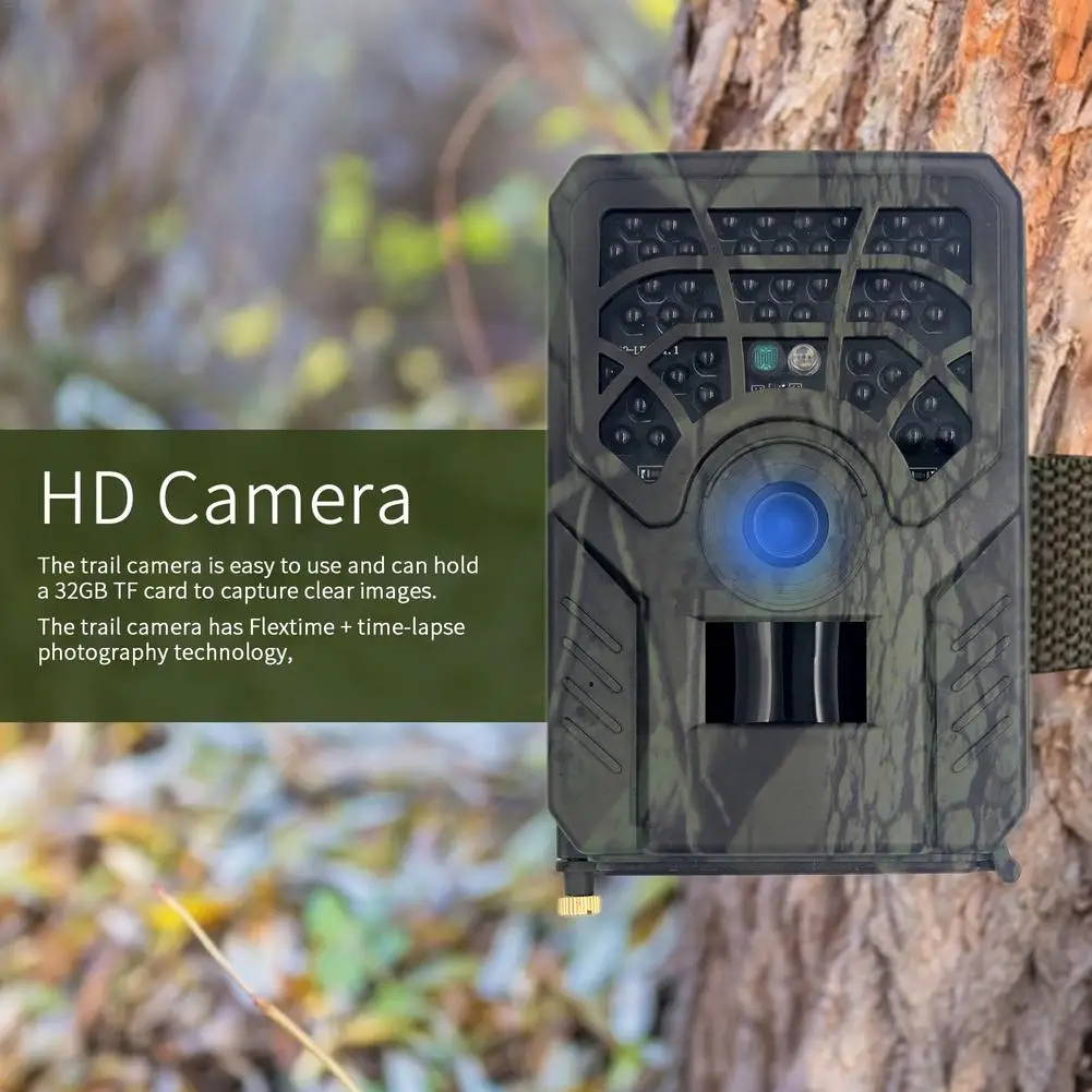 Outdoor Night Vision Hunting Trail Camera HD Game Camera 5MP 720P Scouting Cam Monitoring Infrared Heat Sensing Night Vision
Outdoor Night Vision Hunting Trail Camera HD Game Camera 5MP 720P Scouting Cam Monitoring Infrared Heat Sensing Night Vision