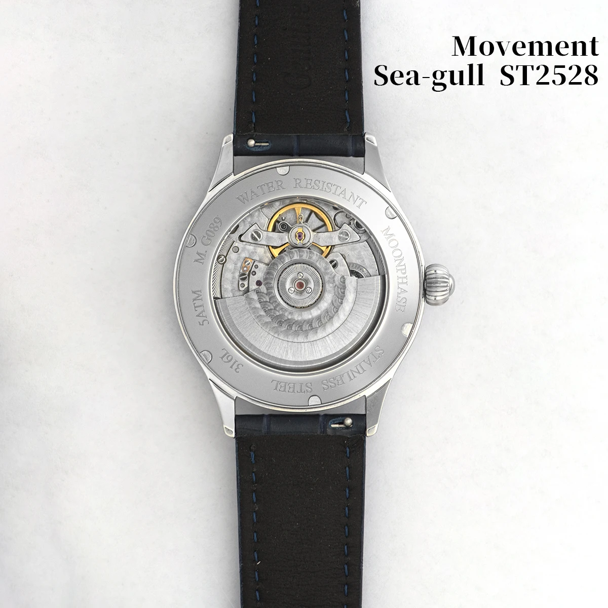 Мужские механические наручные часы Sugess Seagull ST2528 Move мужские роскошные с
