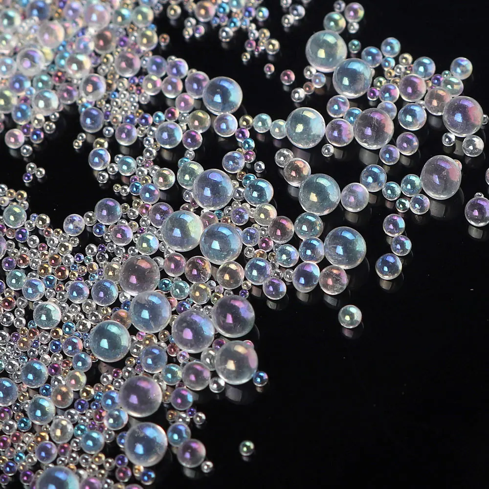 10g/Pack Transparent Mini Bubble Ball Caviar Beads Mixed 0.6-4mm Tiny Beads for Glass Globe Silicon Mold Filler Charms DIY Craft
10g/Pack Transparent Mini Bubble Ball Caviar Beads Mixed 0.6-4mm Tiny Beads for Glass Globe Silicon Mold Filler Charms DIY Craft