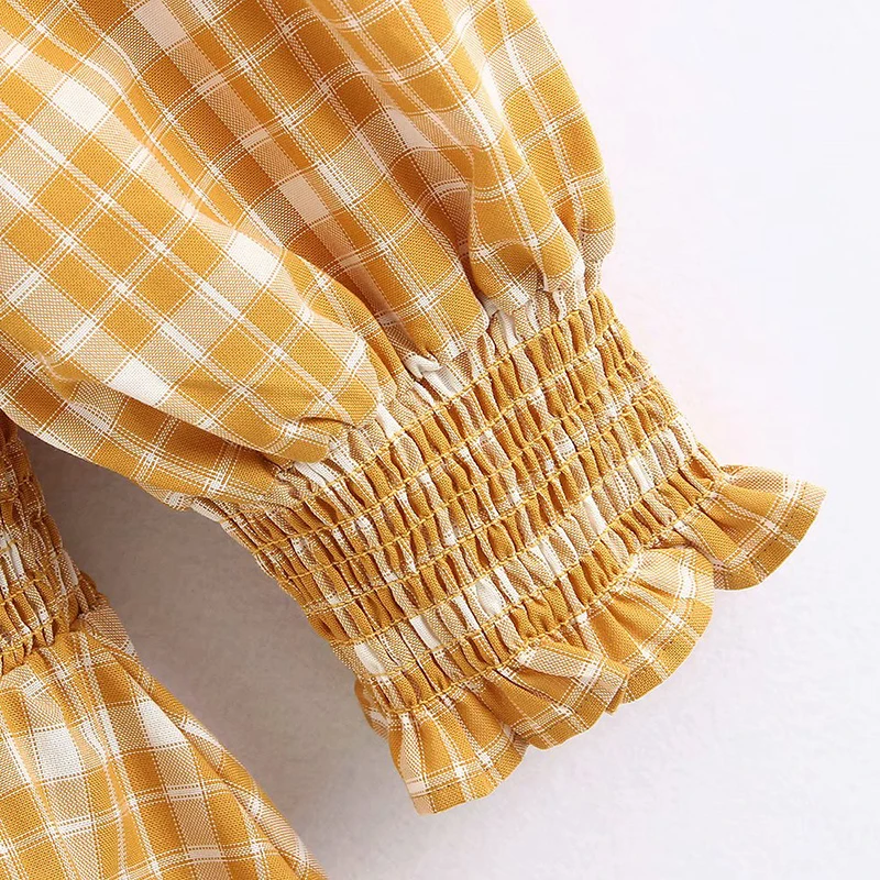 HiloRill Elegant Plaid Dress Women Puff Half Sleeve Chic Female Mini Dress Elastic Bust Ladies Summer Dress 2021 Vestidos Mujer
HiloRill Elegant Plaid Dress Women Puff Half Sleeve Chic Female Mini Dress Elastic Bust Ladies Summer Dress 2021 Vestidos Mujer