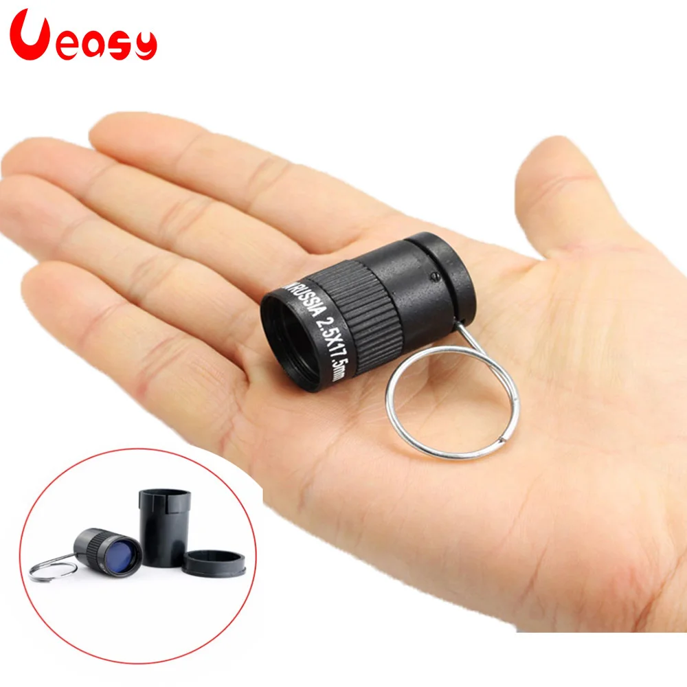 Tactical Monocular Telescope 2.5x17.5mm Mini Agent Ultra Miniature Finger Buckle Handheld Telescope For Hiking Camping Hunting
Tactical Monocular Telescope 2.5x17.5mm Mini Agent Ultra Miniature Finger Buckle Handheld Telescope For Hiking Camping Hunting