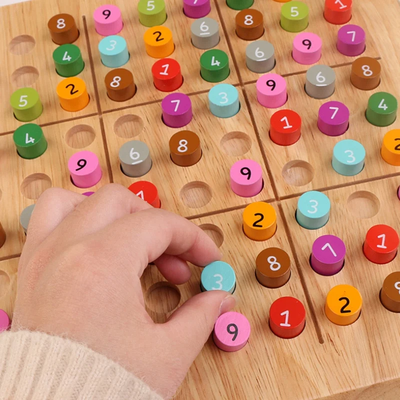 Wooden Sudoku Game Chess Quality Wooden Puzzle Educational Toys for Children ligence Development
Wooden Sudoku Game Chess Quality Wooden Puzzle Educational Toys for Children ligence Development