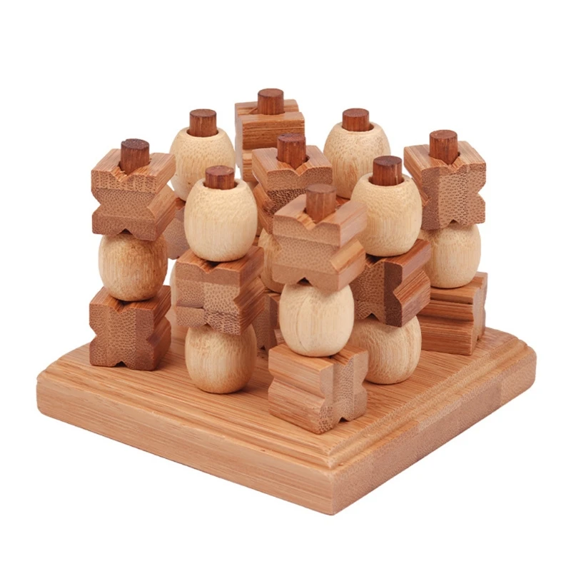 Mini Tic-Tac-Toe Wooden Puzzle Game for Kids Modern 3D XOXO Chess Crosses Brain Teaser Parent-Child Interaction Toys
Mini Tic-Tac-Toe Wooden Puzzle Game for Kids Modern 3D XOXO Chess Crosses Brain Teaser Parent-Child Interaction Toys