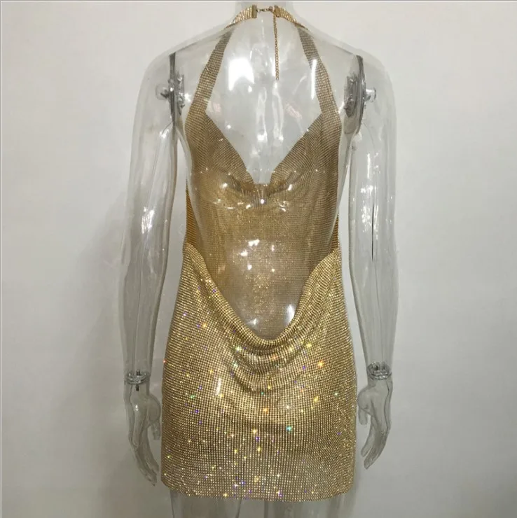 HANDMADE BACKLESS CRYSTAL METAL MESH Glomesh DRESS CHAIN HALTER RHINESTONE SLIT BIRTHDAY PARTY Sequin Chain Choker DRESS MINI
HANDMADE BACKLESS CRYSTAL METAL MESH Glomesh DRESS CHAIN HALTER RHINESTONE SLIT BIRTHDAY PARTY Sequin Chain Choker DRESS MINI