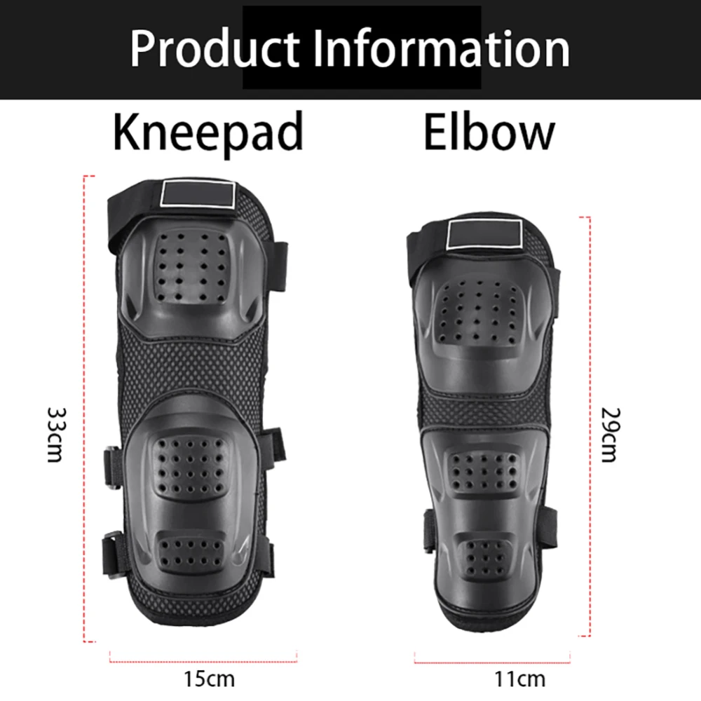 4 шт./компл. мотоциклетные наколенники Мотокросс для поездок на мотоцикле