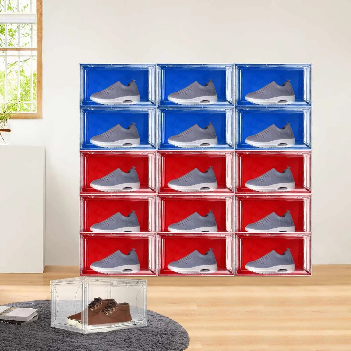 Magnetic Shoe Box Thickened Stackable Cabinet Storage Box Displacy Case Dustproof AJ Sneakers Shoe Box Rack Drawer Organizer
Magnetic Shoe Box Thickened Stackable Cabinet Storage Box Displacy Case Dustproof AJ Sneakers Shoe Box Rack Drawer Organizer