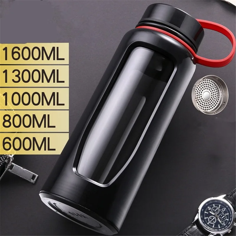 Glass Bottle Water Bottle 1000Ml Glass Water Bottle Thermos Glass Flask Sport Glass Bottles Bike Cup Double Bottom Glass Thermos
Glass Bottle Water Bottle 1000Ml Glass Water Bottle Thermos Glass Flask Sport Glass Bottles Bike Cup Double Bottom Glass Thermos