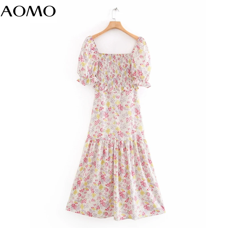 AOMO women floral print holiday dress short sleeve ruffles vintage females long dresses vestidos XN112A
AOMO women floral print holiday dress short sleeve ruffles vintage females long dresses vestidos XN112A