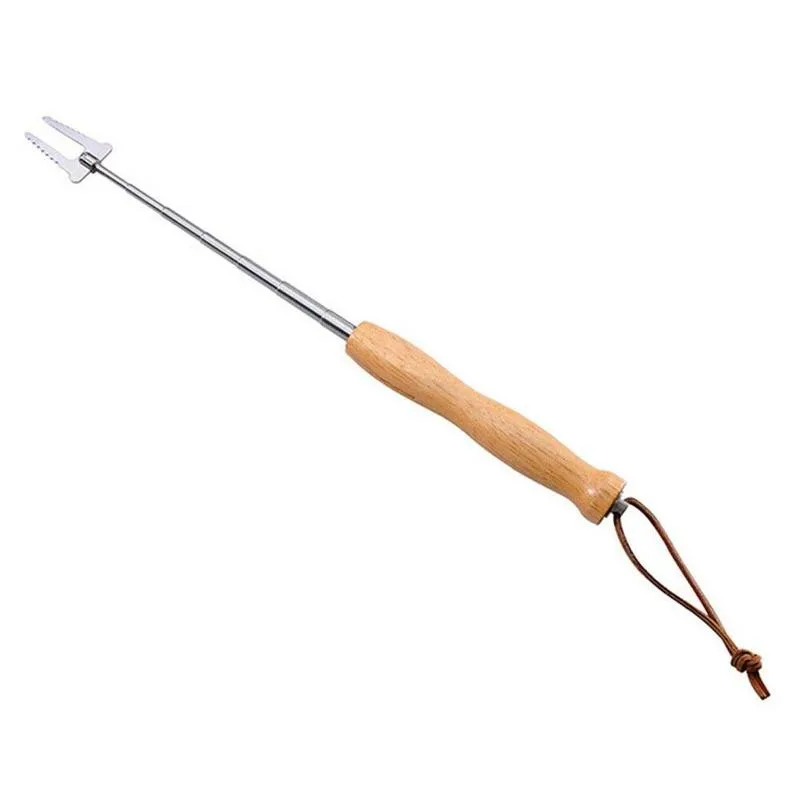 Outdoor Retractable Barbecue Fork Camping Set Cookware Portable BBQ Fork Picnic Set Wooden Handle Steel Hot Dog Sign
Outdoor Retractable Barbecue Fork Camping Set Cookware Portable BBQ Fork Picnic Set Wooden Handle Steel Hot Dog Sign