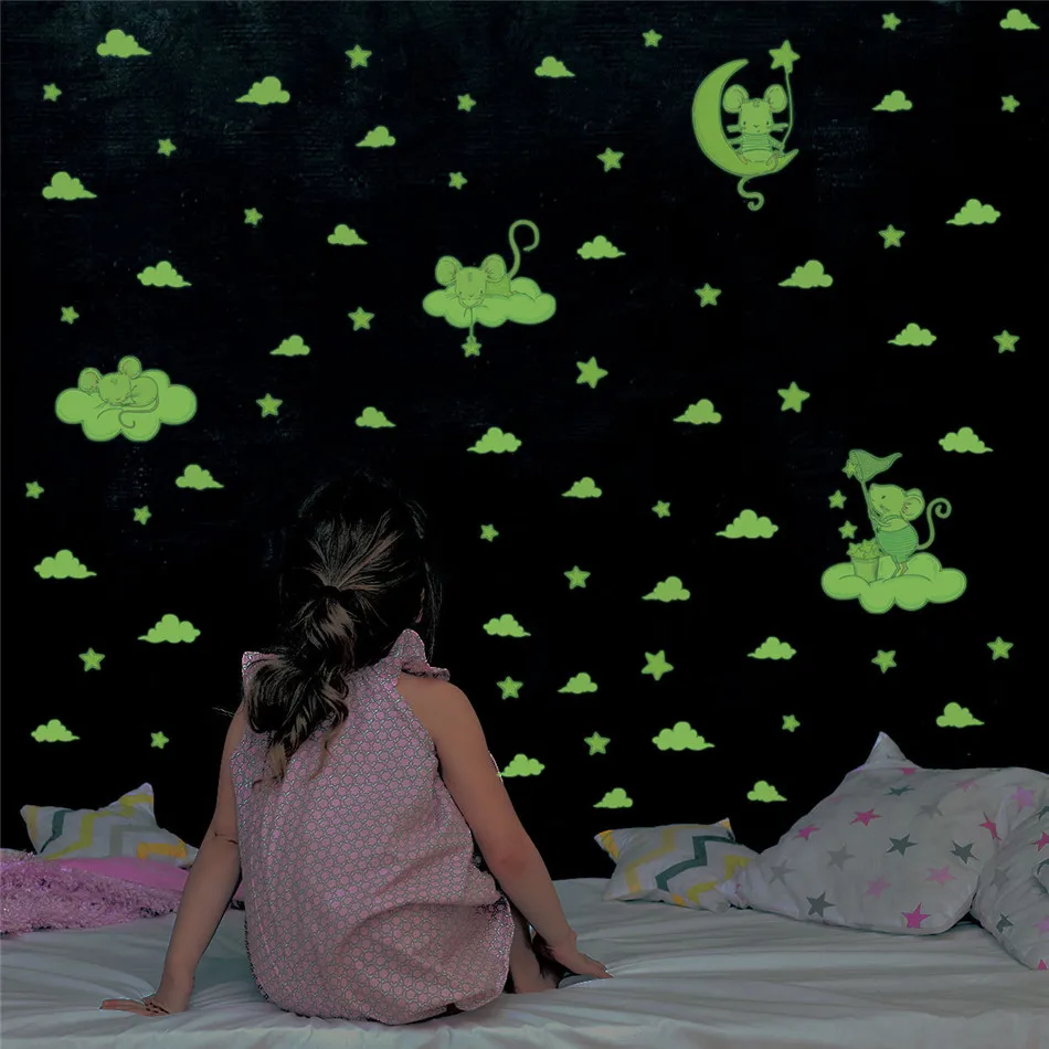 Tofok Creative Color Box Packaging Cartoon Mouse Star Decoration Luminous Wall Stickers Children's Room Self-adhesive Wallpaper
Tofok Creative Color Box Packaging Cartoon Mouse Star Decoration Luminous Wall Stickers Children's Room Self-adhesive Wallpaper