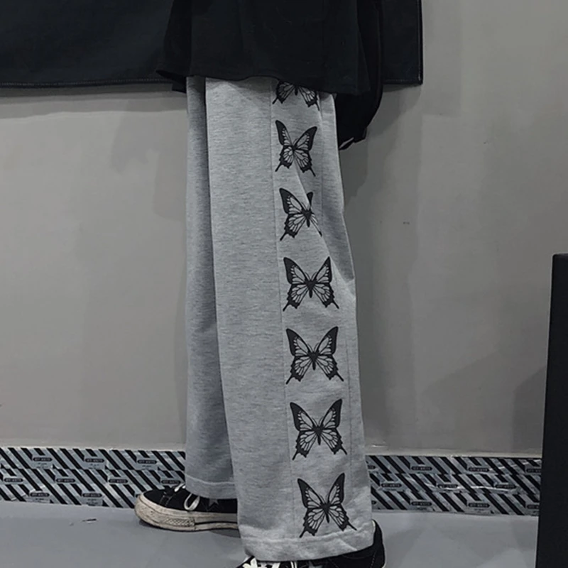 Vintage Butterfly Pants Elastic Waist Pants Women High Waist New Fashion Plus Size Wide Leg Pants Casual Female Korean Trousers
Vintage Butterfly Pants Elastic Waist Pants Women High Waist New Fashion Plus Size Wide Leg Pants Casual Female Korean Trousers