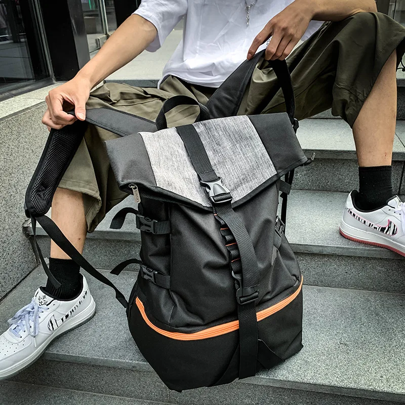 New Backpack Men's Trendy Brand High-Capacity Student Fashion Korean Version Japanese Casual Personality Basketball Bags
New Backpack Men's Trendy Brand High-Capacity Student Fashion Korean Version Japanese Casual Personality Basketball Bags