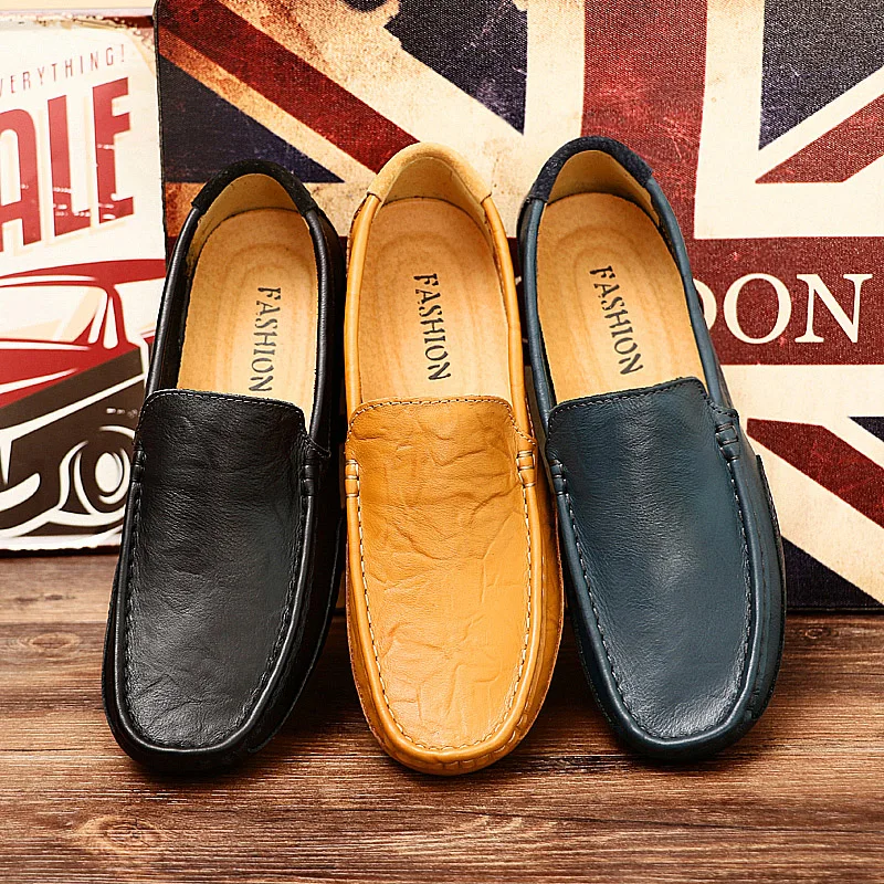 Zapatos Casuales Casual Fashion Shoes Men Spring Men's Leather Black Man White Mens Loafers Male Shoe
Zapatos Casuales Casual Fashion Shoes Men Spring Men's Leather Black Man White Mens Loafers Male Shoe