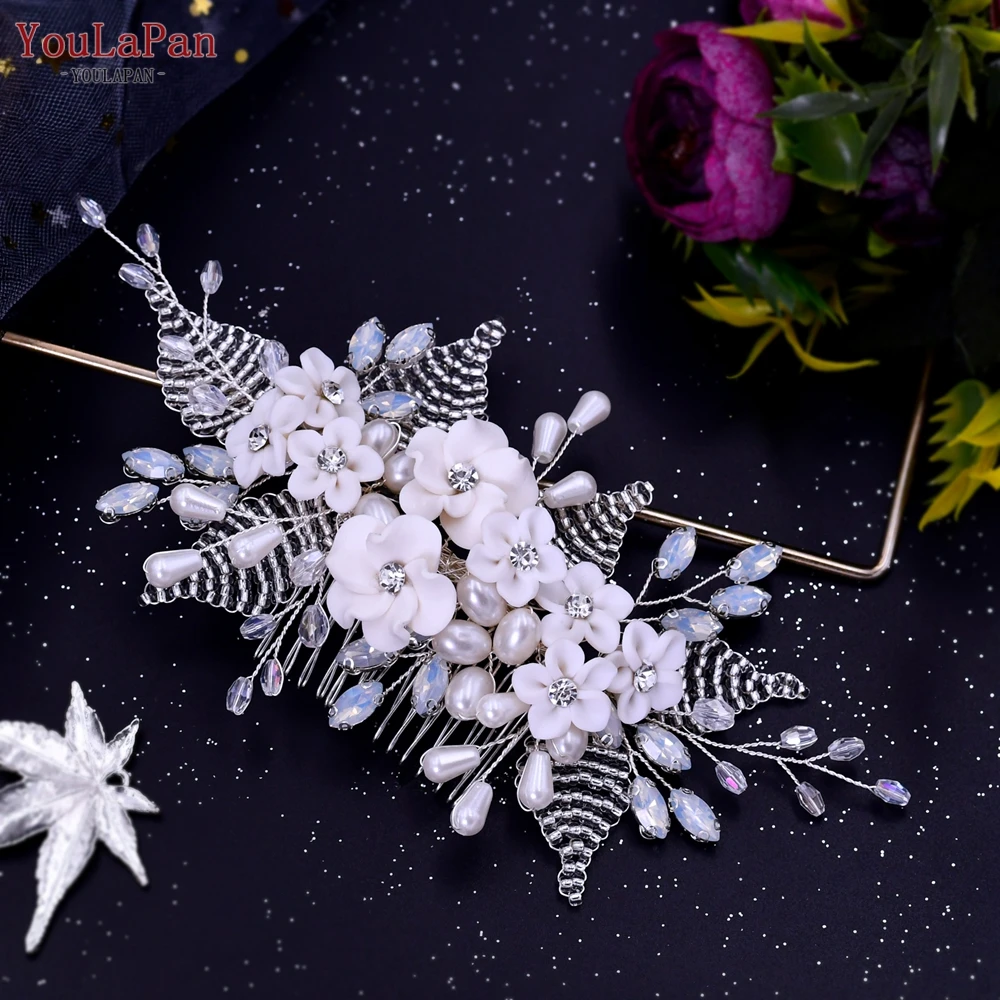 TOPQUEEN HP338 Silver Wedding Hair Comb Flowers Pearl Hair Clips Bridesmaid Hair Piece Vintage Bridal Hair Combs Women Headdress
TOPQUEEN HP338 Silver Wedding Hair Comb Flowers Pearl Hair Clips Bridesmaid Hair Piece Vintage Bridal Hair Combs Women Headdress