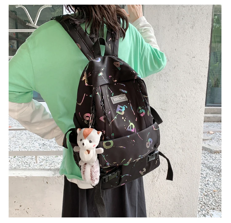 YTX702 Backpack female 2021 new school bag female high school college student class bag Korean version of the forest backpack
YTX702 Backpack female 2021 new school bag female high school college student class bag Korean version of the forest backpack