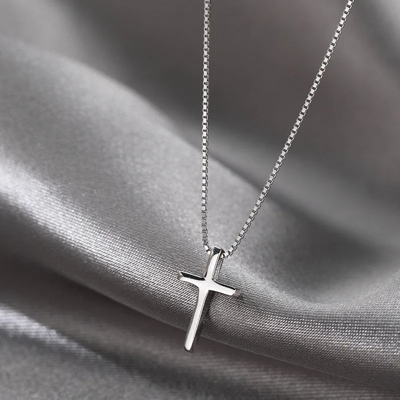 925 Sterling Silver Cross Charm Pendants Necklace For Women Girls Statement Christmas Party Jewelry dz094
925 Sterling Silver Cross Charm Pendants Necklace For Women Girls Statement Christmas Party Jewelry dz094