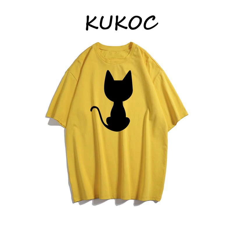 2021 Women t-shirt Top Shirt Tees Fashion Cotton Summer Cat Print O-neck Girls Female Man Casual T Shirt Blouses Clothing
2021 Women t-shirt Top Shirt Tees Fashion Cotton Summer Cat Print O-neck Girls Female Man Casual T Shirt Blouses Clothing