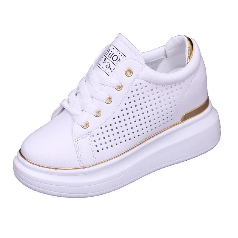 Spring Summe White Sneakers Shoes Woman Ladies Casual Shoes Hidden Wedge Heels Women's Wedges Platform Sneakers Shoes For Women
Spring Summe White Sneakers Shoes Woman Ladies Casual Shoes Hidden Wedge Heels Women's Wedges Platform Sneakers Shoes For Women