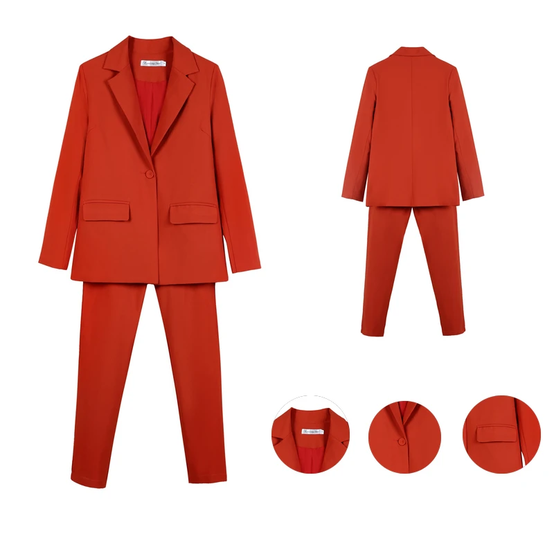 Work Pant Suits OL 2 Piece Set for Women Business Interview Suit Set Uniform Smil Blazer And Pencil Pant Office Lady suit NEW 21
Work Pant Suits OL 2 Piece Set for Women Business Interview Suit Set Uniform Smil Blazer And Pencil Pant Office Lady suit NEW 21