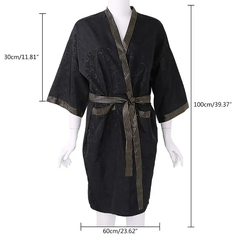 Fashion Salon Spa Client Gown Kimono Style Waterproof Hair Cutting Gown Smock 896D
Fashion Salon Spa Client Gown Kimono Style Waterproof Hair Cutting Gown Smock 896D