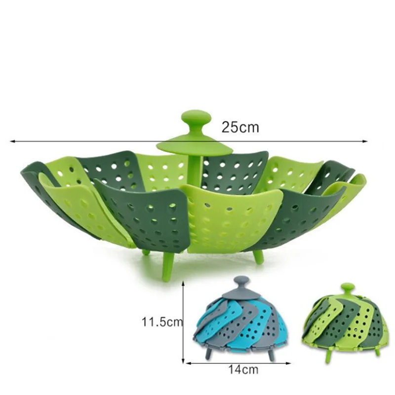 Folding Lotus Steamer Retractable Plastic Food Steaming Basket Fruit Vegetable Vapor Cooker Dish Steamer Drain Rack Cooking Tool
Folding Lotus Steamer Retractable Plastic Food Steaming Basket Fruit Vegetable Vapor Cooker Dish Steamer Drain Rack Cooking Tool
