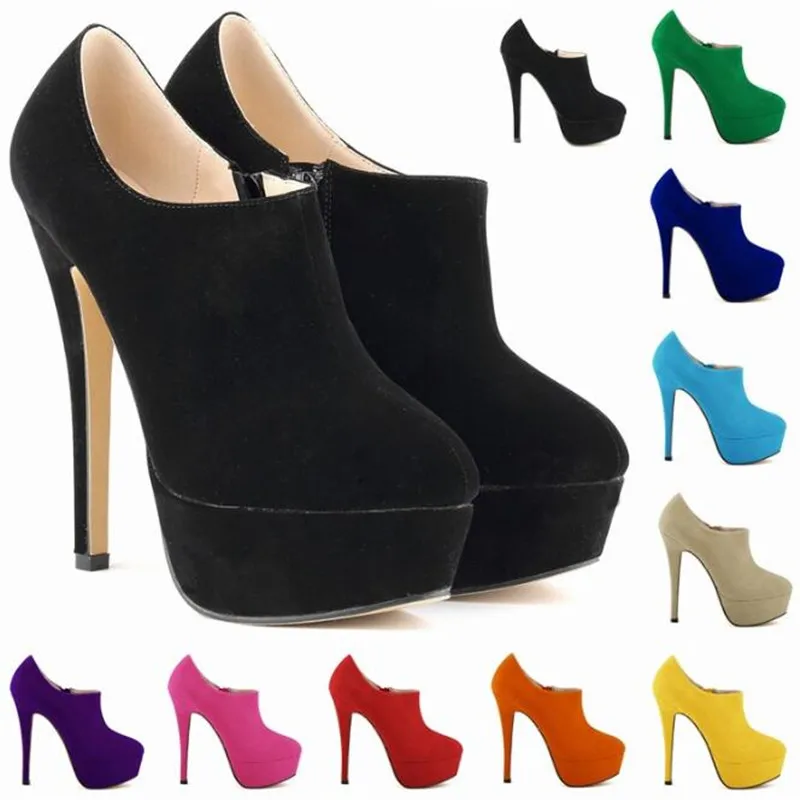 Women Thin High heels Female Shoes Classics Basic Wedding Party Sexy Women Pumps Round Toe Flock 14CM Slip On ZIP waterproof 
Women Thin High heels Female Shoes Classics Basic Wedding Party Sexy Women Pumps Round Toe Flock 14CM Slip On ZIP waterproof