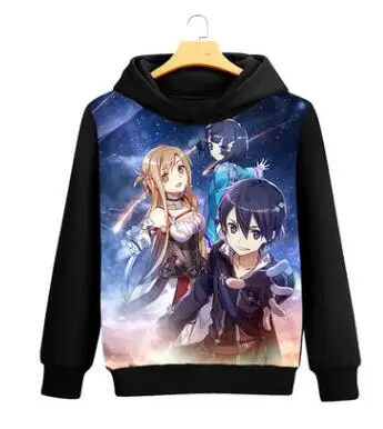 3D Print Sword Art Online SAO Kirito Kirigaya Kazuto Cosplay Costumes Long Sleeve Pullover Hooded
3D Print Sword Art Online SAO Kirito Kirigaya Kazuto Cosplay Costumes Long Sleeve Pullover Hooded