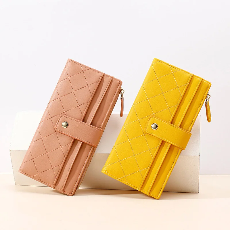 Hot Sale Credit Card Wallets 2020 New Fashion Plaid Wallet Trendy Leather Clutch Bag Fold Zipper Phone Wallet Ladies Long Purse
Hot Sale Credit Card Wallets 2020 New Fashion Plaid Wallet Trendy Leather Clutch Bag Fold Zipper Phone Wallet Ladies Long Purse