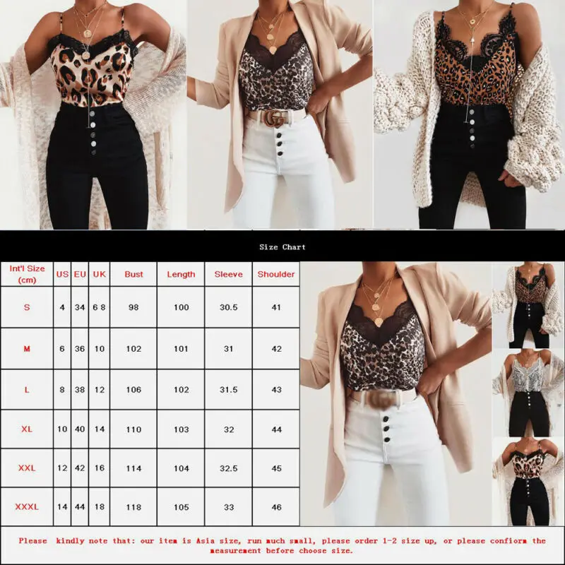 Women Tank Top V-Neck Lace Leopard Print Vest Ladies Sleeveless Vest Tank Tops Ladies Loose Camisole T-Shirt Ladies
Women Tank Top V-Neck Lace Leopard Print Vest Ladies Sleeveless Vest Tank Tops Ladies Loose Camisole T-Shirt Ladies