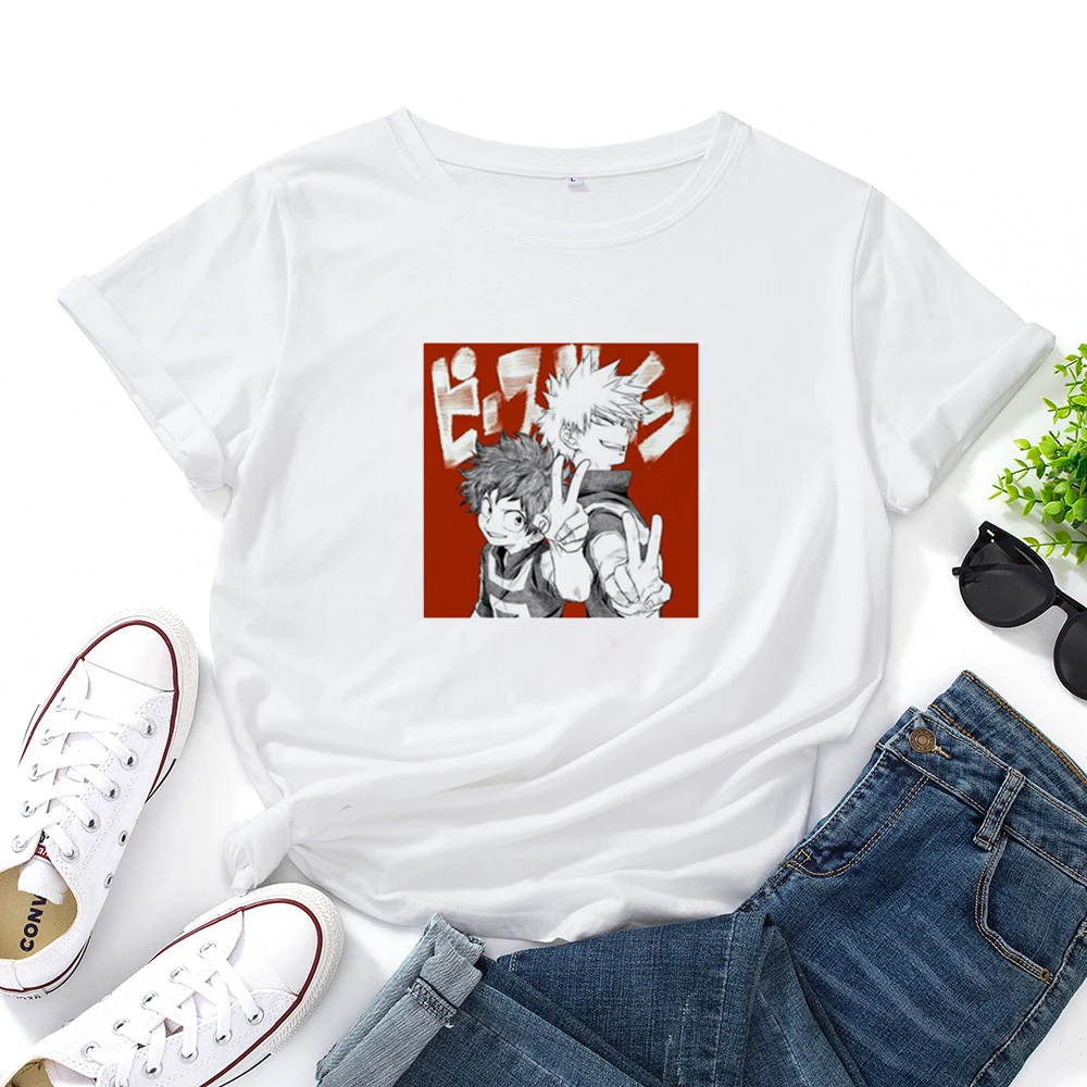 Anime Cartoon Characters T-shirt Women Casual Cotton Short Sleeve Tee Shirt Femme Fashion Harajuku Round Neck Women T Shirt
Anime Cartoon Characters T-shirt Women Casual Cotton Short Sleeve Tee Shirt Femme Fashion Harajuku Round Neck Women T Shirt
