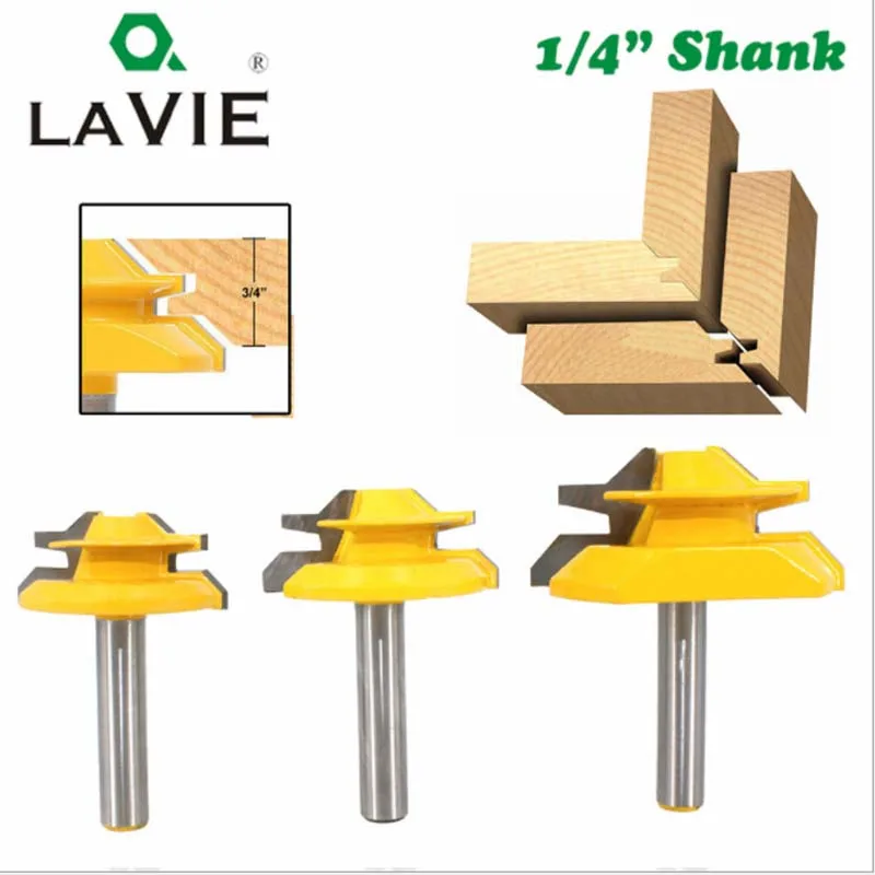 1 / 4 handle 3-piece 45 degree tenon cutter panel cutter panel cutter woodworking milling cutter right angle tenon cutter
1 / 4 handle 3-piece 45 degree tenon cutter panel cutter panel cutter woodworking milling cutter right angle tenon cutter