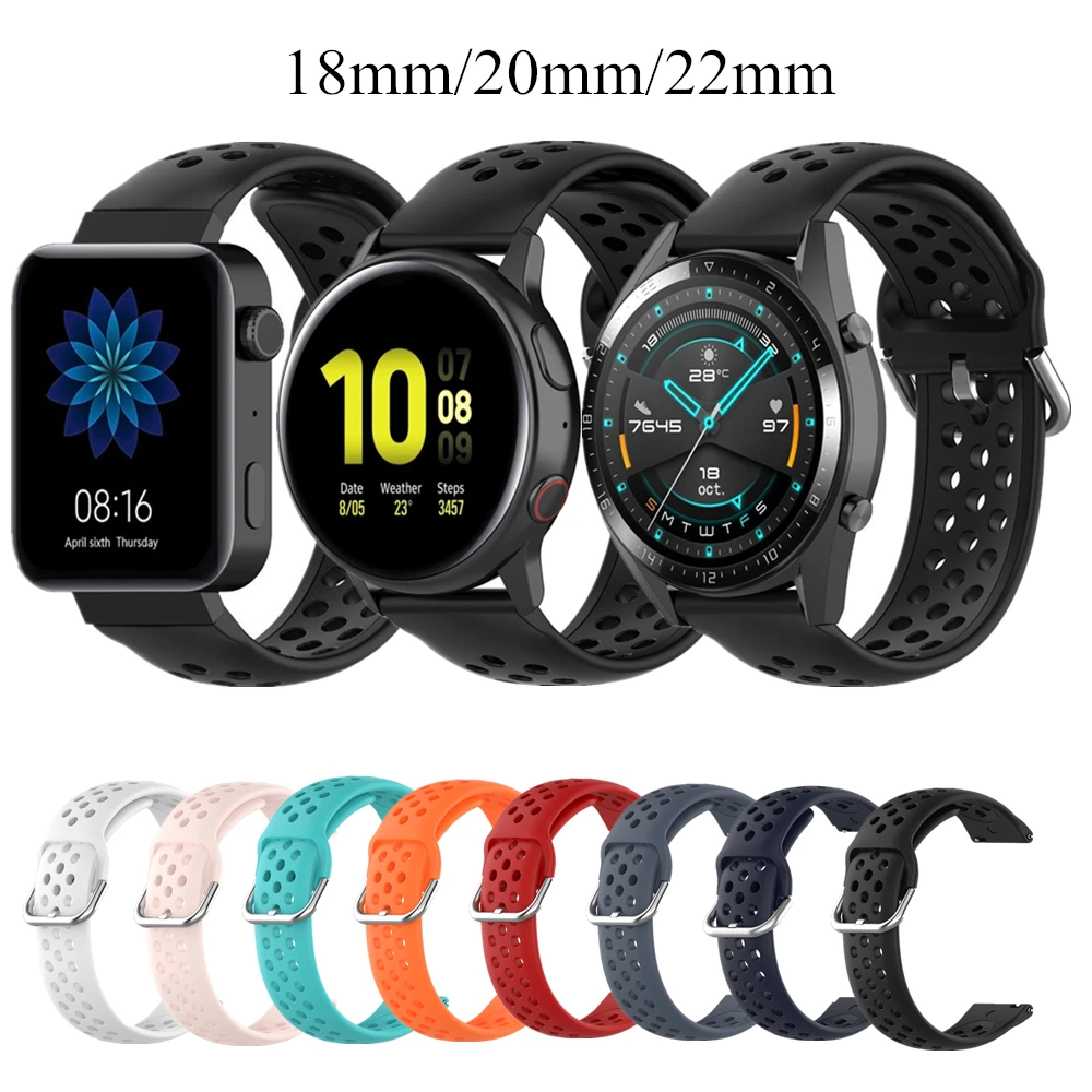 Ремешок силиконовый для часов, браслет для Samsung Galaxy Watch 42 мм 46 мм Active 2 Gear S3 Huawei GT 2 2e GT2 Pro Amazfit Bip Garmin, 20 мм 22 мм
Ремешок силиконовый для часов, браслет для Samsung Galaxy Watch 42 мм 46 мм Active 2 Gear S3 Huawei GT 2 2e GT2 Pro Amazfit Bip Garmin, 20 мм 22 мм