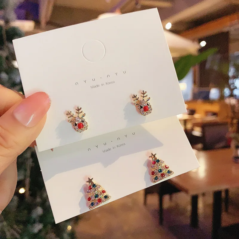 2021 New S925 Hypoallergenic Fashion Creative Temperament Christmas Elk Earrings Super Fairy Cute Christmas Tree Earrings Female
2021 New S925 Hypoallergenic Fashion Creative Temperament Christmas Elk Earrings Super Fairy Cute Christmas Tree Earrings Female