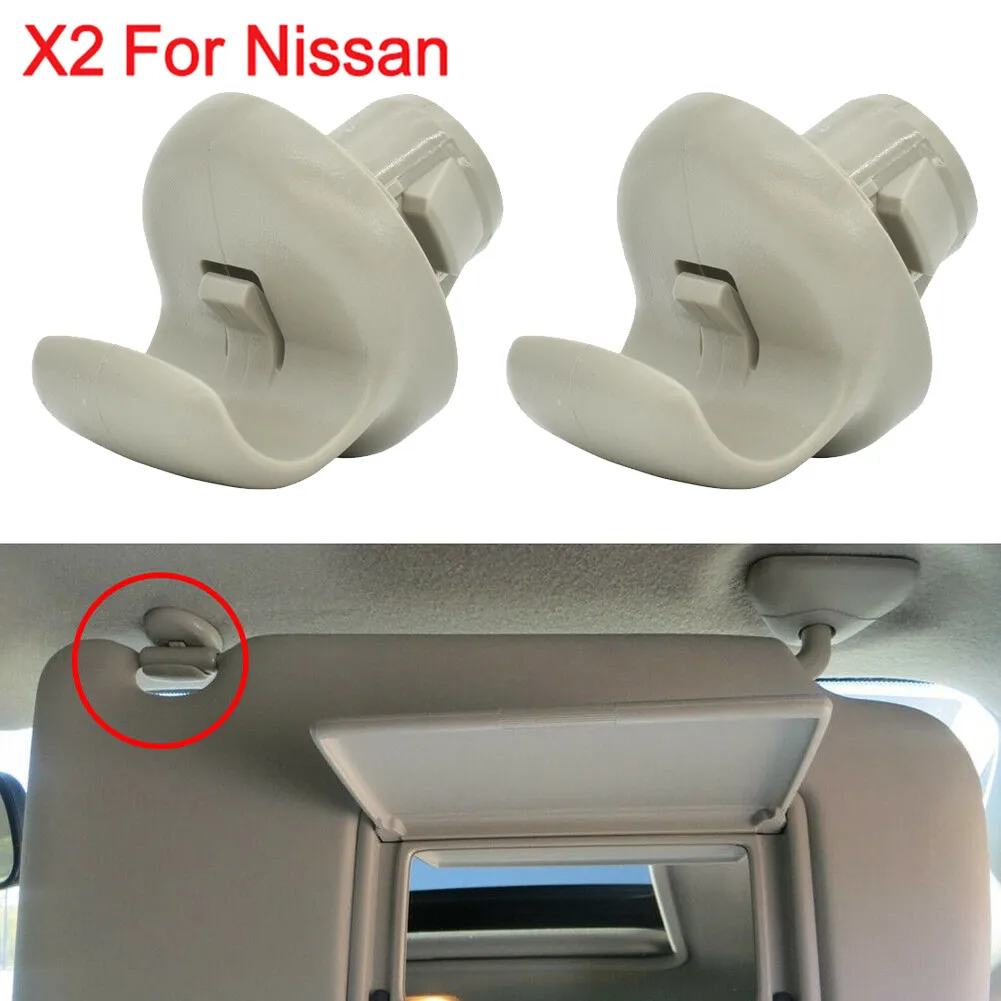 Новый зажим для солнцезащитного козырька для Nissan 350Z FX45 FX35 G35 Juke, серые аксессуары
Новый зажим для солнцезащитного козырька для Nissan 350Z FX45 FX35 G35 Juke, серые аксессуары