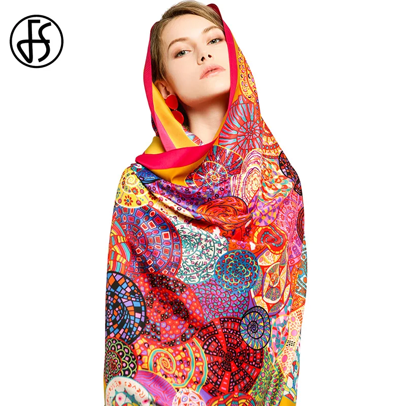 FS Fashion Ethnic Style Snake Printed Twill Satin Women Winter Scarf Luxury Designer Shawls And Wraps Ladies Scarves Stoles
FS Fashion Ethnic Style Snake Printed Twill Satin Women Winter Scarf Luxury Designer Shawls And Wraps Ladies Scarves Stoles