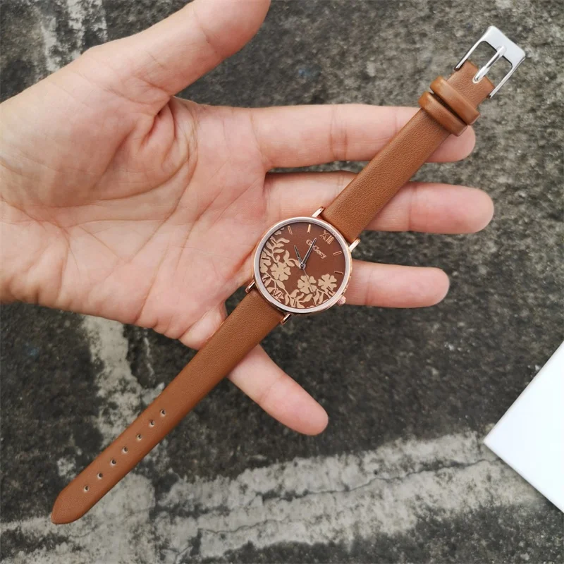 Elegant Flower Design Watches Women Fashion Casual Leather Wristwatches Luxury Ladies Watch Female Clock Woman Quartz Watch
Elegant Flower Design Watches Women Fashion Casual Leather Wristwatches Luxury Ladies Watch Female Clock Woman Quartz Watch