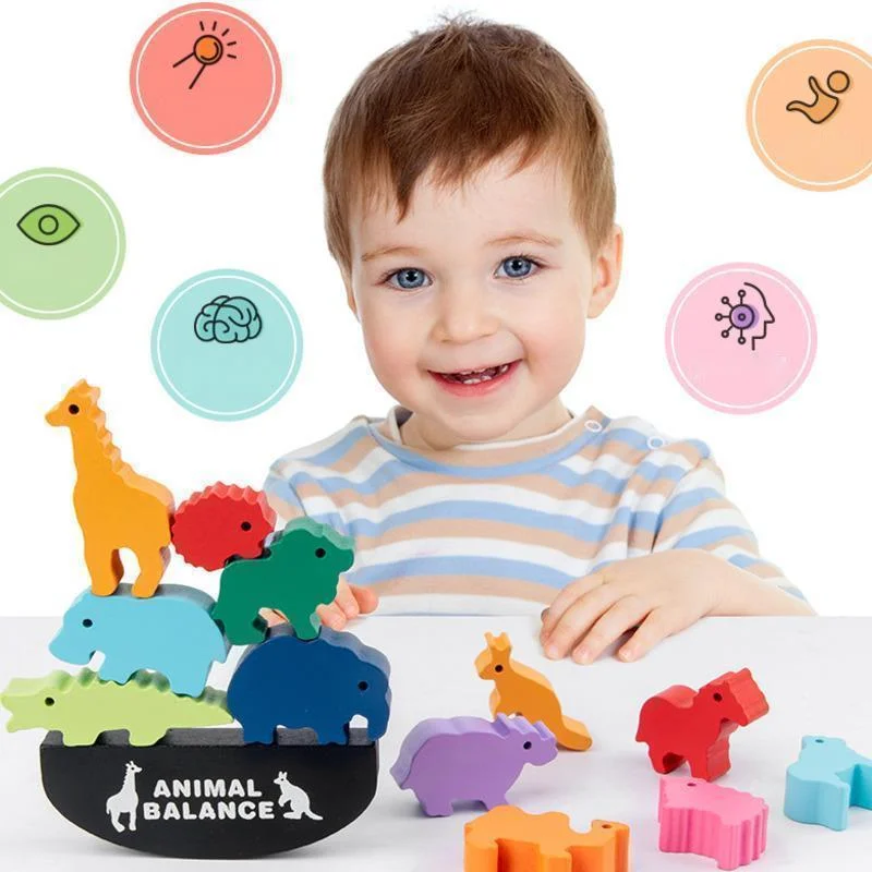 12Pcs/Set Montessori Wooden Animal Balance Blocks Board Games Toys Dinosaur Educational Stacking High Building Block Toy Gifts
12Pcs/Set Montessori Wooden Animal Balance Blocks Board Games Toys Dinosaur Educational Stacking High Building Block Toy Gifts
