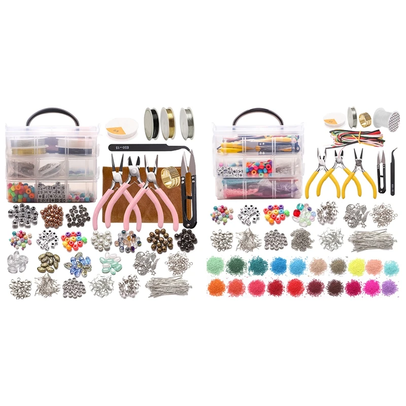 Handmade Material Box Crystal Bead Tool Pliers Copper Wire DIY Earring Bracelet Material Accessories
Handmade Material Box Crystal Bead Tool Pliers Copper Wire DIY Earring Bracelet Material Accessories