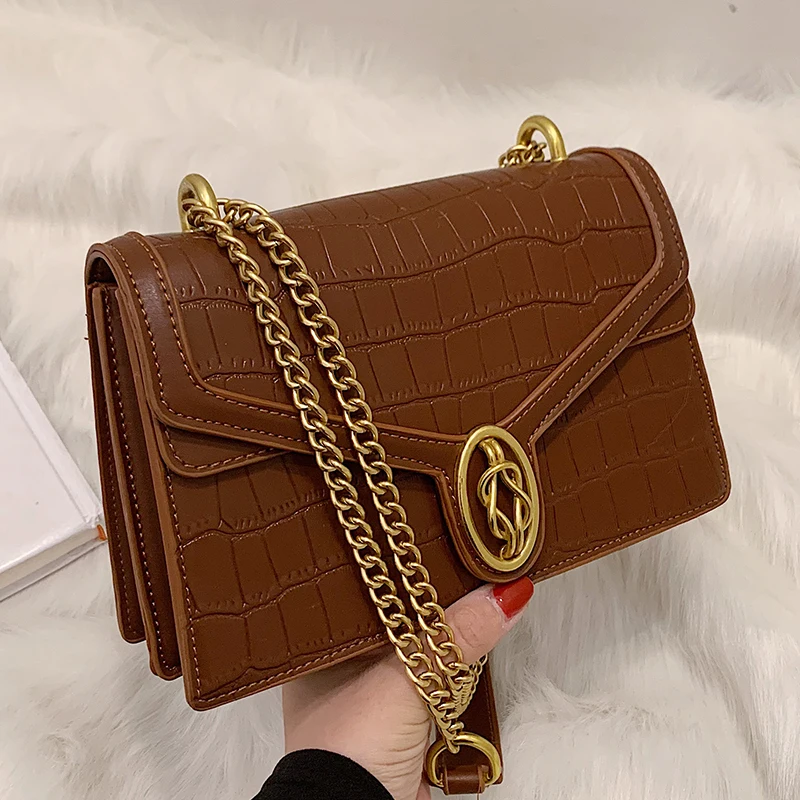 Crocodile pattern Square Crossbody bag New High-quality PU Leather Women's Designer Handbag Chain Shoulder Messenger Bag
Crocodile pattern Square Crossbody bag New High-quality PU Leather Women's Designer Handbag Chain Shoulder Messenger Bag