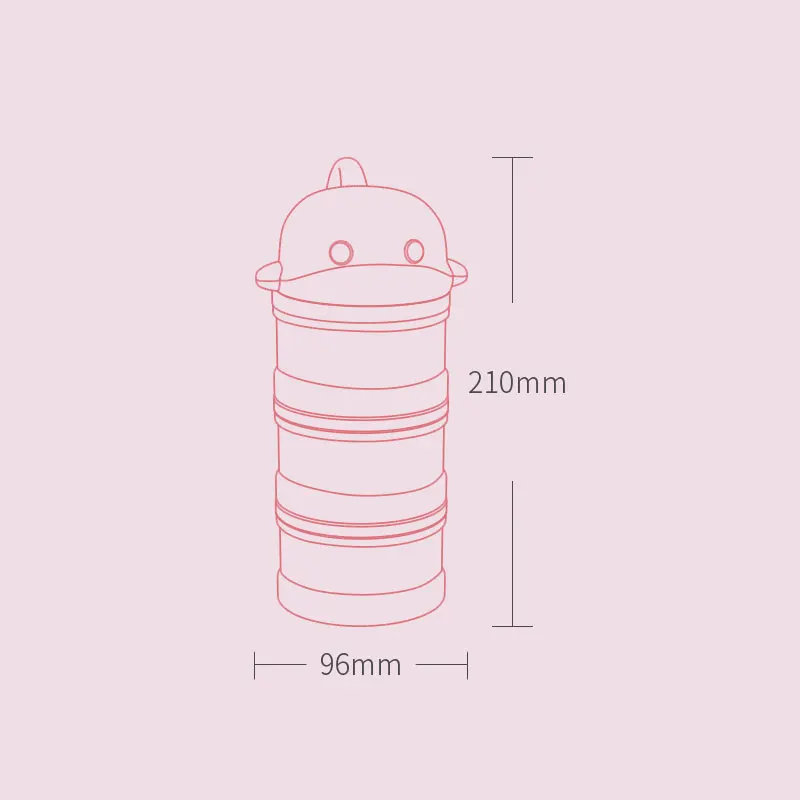3 layers Bear Style Portable Baby Food Storage Box Essential Cereal Infant Milk Powder Box Toddle Snacks Container
3 layers Bear Style Portable Baby Food Storage Box Essential Cereal Infant Milk Powder Box Toddle Snacks Container