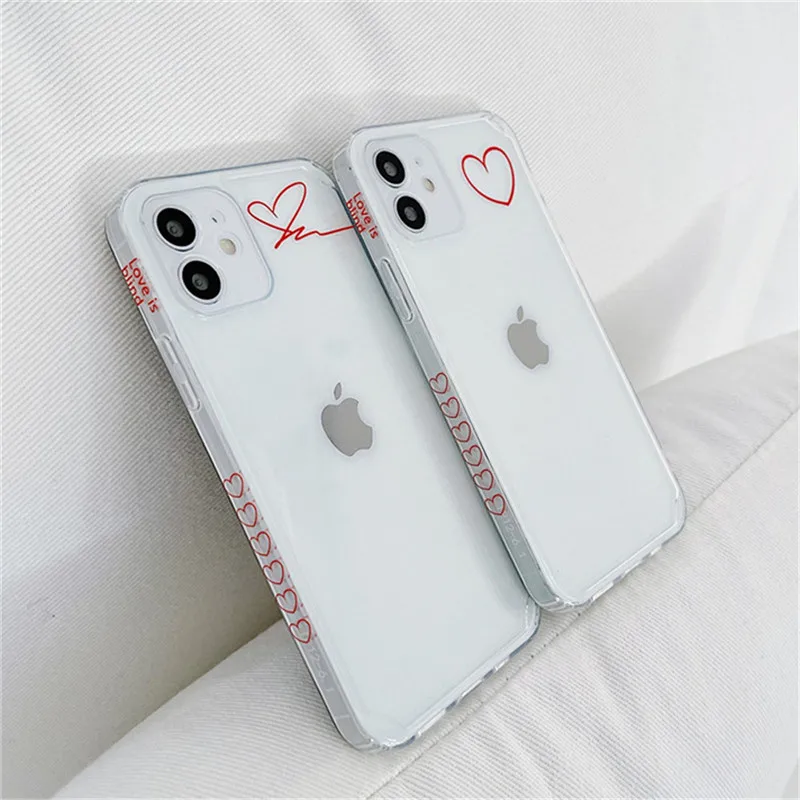 USLION Cartoon Love Heart Pattern Transparent Phone Cover For iPhone 12 Pro 11 Pro Max X XR XS Max 7 8 7Plus Soft Silicone Cases
USLION Cartoon Love Heart Pattern Transparent Phone Cover For iPhone 12 Pro 11 Pro Max X XR XS Max 7 8 7Plus Soft Silicone Cases