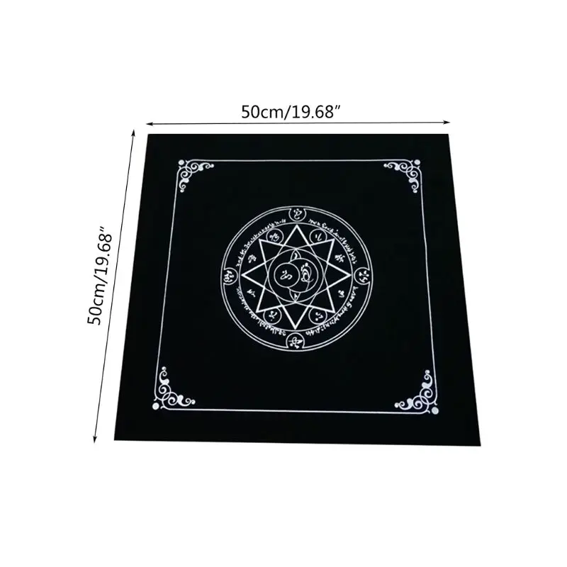 50x50cm Art Tarot Pagan Altar Cloth Flannel Tablecloth Divination Cards Square Tapestry Decor
50x50cm Art Tarot Pagan Altar Cloth Flannel Tablecloth Divination Cards Square Tapestry Decor